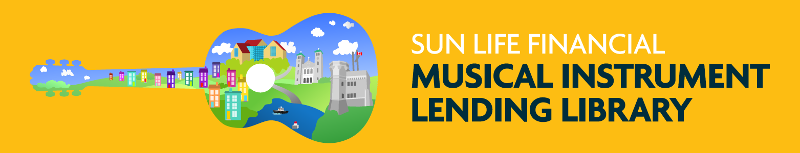 Sun Life Financial Musical Instrument Lending Library web banner